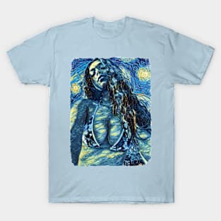 The Bikini Model Van Gogh Style T-Shirt